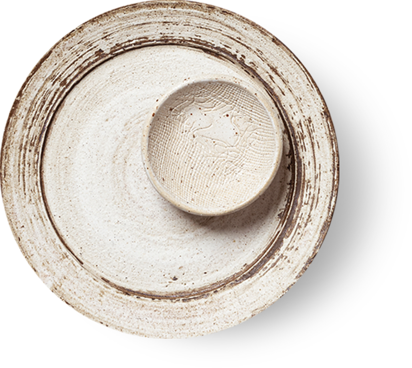 Ceramic Plate and Saucer